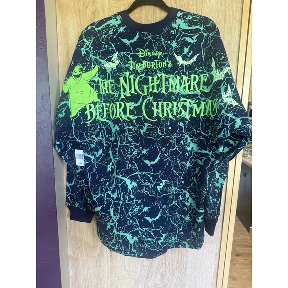 SPIRIT JERSEY Tops - Disney Parks Nightmare Before Christmas Oogie Boogie Spirit Jersey Medium NWT
